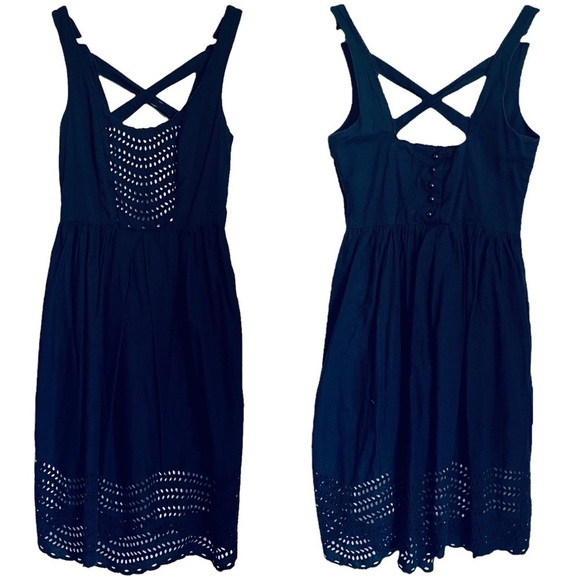 MOULINETTE Soeurs Anthropology Express Merona 3 Piece Summer Dress Bundle Sm/0 - Picture 2 of 16